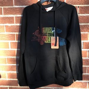 A Graphic Black Hoodie